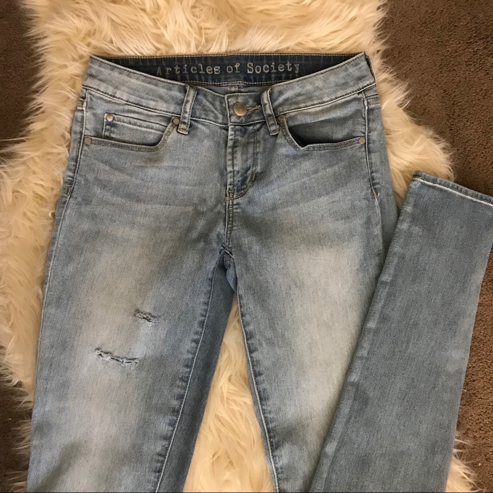 Articles of Society Light Wash Jeans